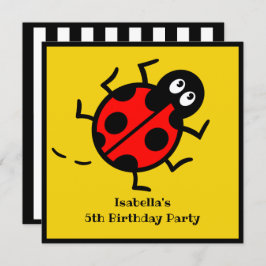Uitnodiging voor gepersonaliseerde Ladybird Patter