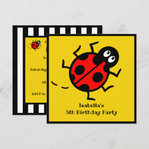 Uitnodiging voor gepersonaliseerde Ladybird Patter