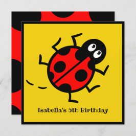 Uitnodiging voor gepersonaliseerde Ladybird Patter