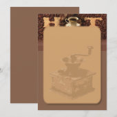 Uitnodiging voor geroosterde koffie (Voorkant / Achterkant)