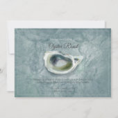 Uitnodiging voor geschilderd oesterbraden (Achterkant)