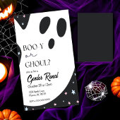 Uitnodiging voor geslacht bekendmaking met Hallowe