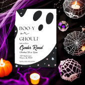 Uitnodiging voor geslacht bekendmaking met Hallowe