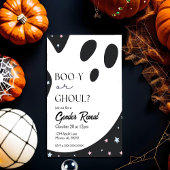 Uitnodiging voor geslacht bekendmaking met Hallowe
