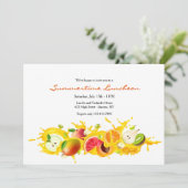 Uitnodiging voor gesneden vruchten (Staand voorkant)