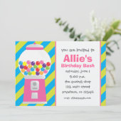 Uitnodiging voor gestripte pompmachine (Staand voorkant)