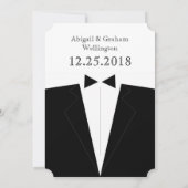 Uitnodiging voor Getuige of Bruidsjonker (Achterkant)