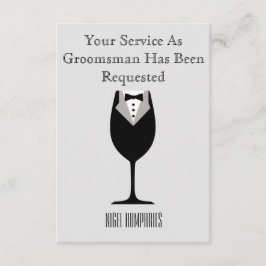 Uitnodiging voor Getuige of Bruidsjonker