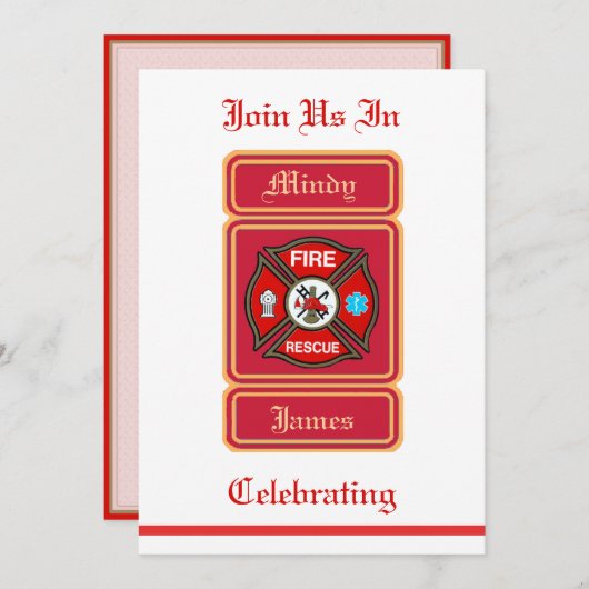 Uitnodiging voor gevechtsvliegtuigen (Voorkant / Achterkant)