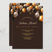 Uitnodiging voor gevierde ballonnen (Voorkant / Achterkant)