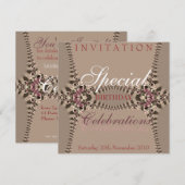 Uitnodiging voor gevierde feestdagen (Voorkant / Achterkant)