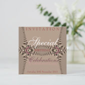 Uitnodiging voor gevierde feestdagen (Staand voorkant)