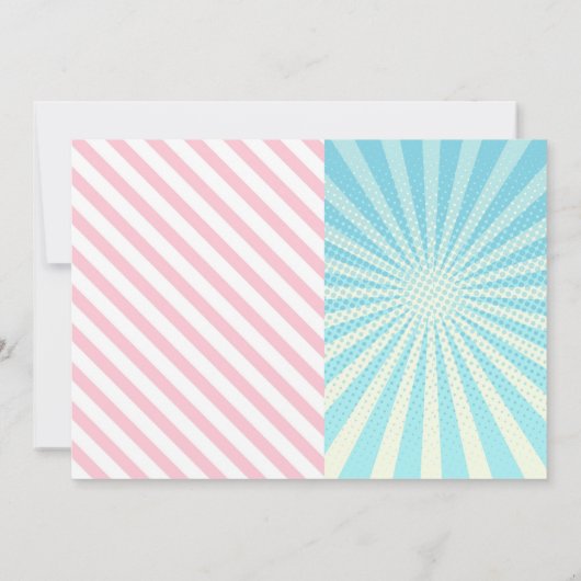 Uitnodiging voor gezamenlijk feest van kat en hond (Achterkant)