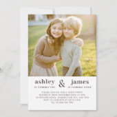 Uitnodiging voor gezamenlijke verjaardag (Voorkant)