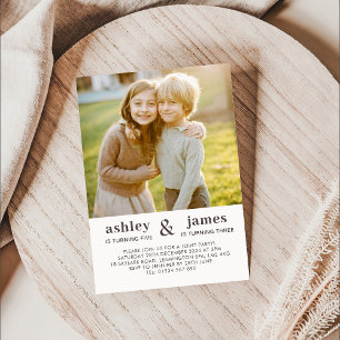 Uitnodiging voor gezamenlijke verjaardag