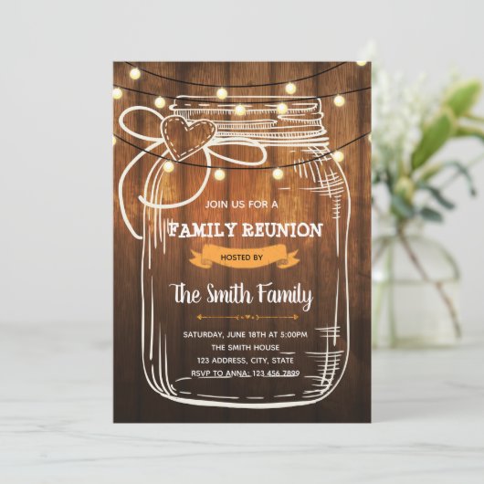 Uitnodiging voor gezinshereniging (Staand voorkant)