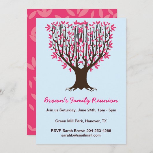 Uitnodiging voor gezinshereniging via gezinshereni (Voorkant / Achterkant)