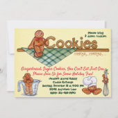 Uitnodiging voor Gingerbread Cookie Exchange (Voorkant)