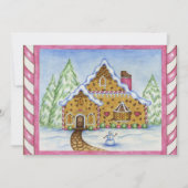 Uitnodiging voor Gingerbread House (Voorkant)