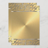 Uitnodiging voor Gold- en Silver-feestdagen (Voorkant / Achterkant)