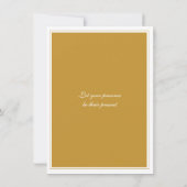 Uitnodiging voor Golden Jubileum Medallion Party (Achterkant)