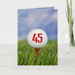 Uitnodiging voor Golf 45e verpartij