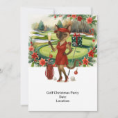 Uitnodiging voor GOLF kerstfeest voor kattenliefhe (Voorkant)