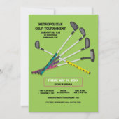 Uitnodiging voor golfclubs (Voorkant)