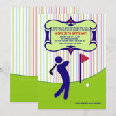 Uitnodiging voor golfers #2 (Voorkant / Achterkant)