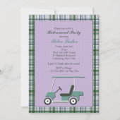 Uitnodiging voor golfkar (Voorkant)