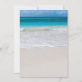 Uitnodiging voor golfparty van de bruidegom op Whi (Achterkant)