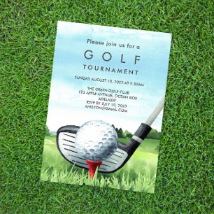 Uitnodiging voor golftoernooi