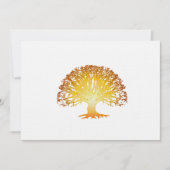 Uitnodiging voor golvende bomen (Voorkant)