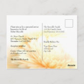 Uitnodiging voor gouden fotofuneraldienst-herdenki (Achterkant)