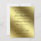 Uitnodiging voor gouden huwelijksjubileum foto (Achterkant)