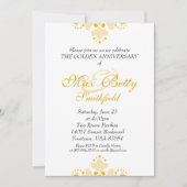 Uitnodiging voor gouden jubileumviering (Voorkant)