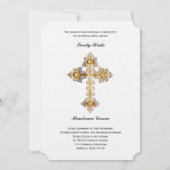 Uitnodiging voor gouden kruiskatholieke bruiloft (Voorkant)