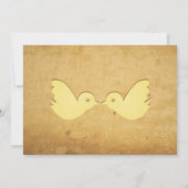 Uitnodiging voor gouden weddenschappen (Achterkant)