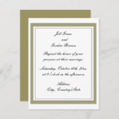 Uitnodiging voor gouden weddenschappen (Voorkant / Achterkant)