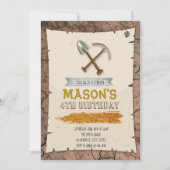 Uitnodiging voor goudkoorts (Voorkant)