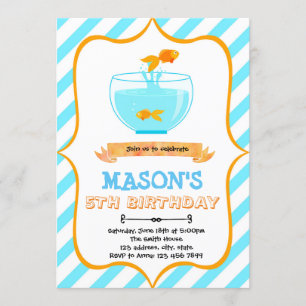 Uitnodiging voor goudvisfeest