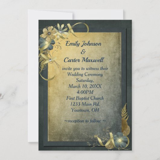  uitnodiging voor goudweddenschappen (Voorkant)