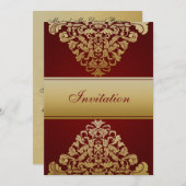 uitnodiging voor goudwinning (Voorkant / Achterkant)