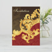 uitnodiging voor goudwinning (Staand voorkant)