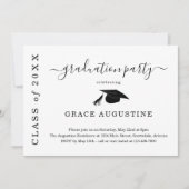 Uitnodiging voor graduatiepartij Invoegen (Voorkant)