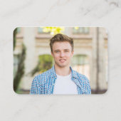 Uitnodiging voor graduatiepartij Invoegen Informatiekaartje (Achterkant)