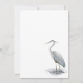 Uitnodiging voor Great Blue Heron (Voorkant)