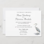 Uitnodiging voor Great Blue Heron (Voorkant)