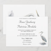 Uitnodiging voor Great Blue Heron (Voorkant / Achterkant)