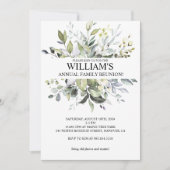 Uitnodiging voor Green Family Reunion (Voorkant)
